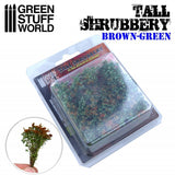 Tall Shrubbery - Brown Green 4CM tall - Green Stuff World - 1 blister pack - Gootzy Gaming
