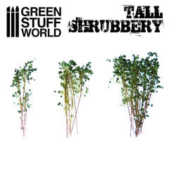 Tall Shrubbery - Dark Green 4CM tall - Green Stuff World - 1 blister pack - Gootzy Gaming