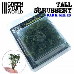 Tall Shrubbery - Dark Green 4CM tall - Green Stuff World - 1 blister pack - Gootzy Gaming