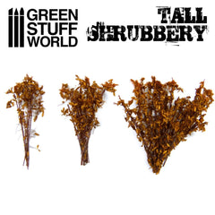 Tall Shrubbery - Dry Natural 4CM tall - Green Stuff World - 1 blister pack - Gootzy Gaming