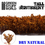 Tall Shrubbery - Dry Natural 4CM tall - Green Stuff World - 1 blister pack - Gootzy Gaming