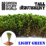 Tall Shrubbery - Light Green 4CM tall - Green Stuff World - 1 blister pack - Gootzy Gaming