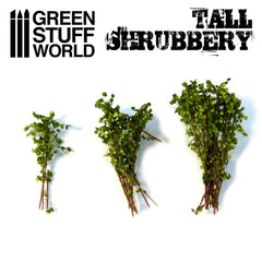 Tall Shrubbery - Light Green 4CM tall - Green Stuff World - 1 blister pack - Gootzy Gaming