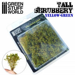 Tall Shrubbery - Yellow Green 4CM tall - Green Stuff World - 1 blister pack - Gootzy Gaming