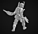 Tattered Hunter Miniature - SW Legion Compatible (38-40mm tall) Resin 3D Print - Skullforge Studios - Gootzy Gaming