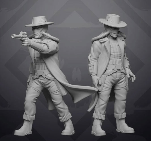 The Blue Stranger Miniature - SW Legion Compatible (38 - 40mm tall) Resin 3D Print - Skullforge Studios - Gootzy Gaming