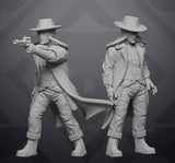 The Blue Stranger Miniature - SW Legion Compatible (38-40mm tall) Resin 3D Print - Skullforge Studios - Gootzy Gaming