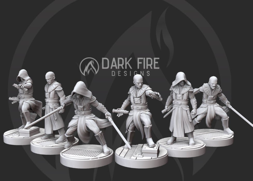 The Dark Apprentice - SW Legion Compatible (38-40mm tall) Resin 3D Print - Dark Fire Designs - Gootzy Gaming