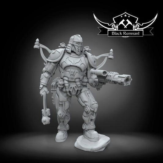 The Destructor Hunter - SW Legion Compatible Miniature (38-40mm tall) High Quality 8k Resin 3D Print - Black Remnant - Gootzy Gaming