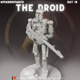 The Droid Who Wishes to be a Mando - SW Legion Compatible Miniature (38-40mm tall) High Quality 8k Resin 3D Print - Dark Fire Designs - Gootzy Gaming