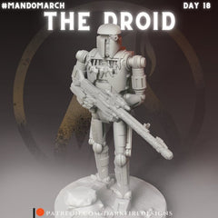 The Droid Who Wishes to be a Mando - SW Legion Compatible Miniature (38 - 40mm tall) High Quality 8k Resin 3D Print - Dark Fire Designs - Gootzy Gaming