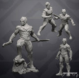 The Gilded Interloper Superhero Miniature - MCP/Crisis Protocol Compatible (40mm tall) Resin 3D Print - Skullforge Studios - Gootzy Gaming