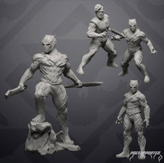 The Gilded Interloper Superhero Miniature - MCP/Crisis Protocol Compatible (40mm tall) Resin 3D Print - Skullforge Studios - Gootzy Gaming