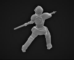 The Huntress Miniature - SW Legion Compatible (38 - 40mm tall) Resin 3D Print - Skullforge Studios - Gootzy Gaming