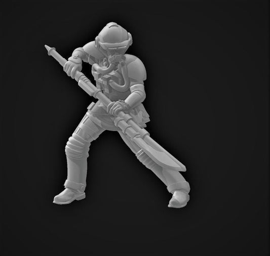 The Huntress Miniature - SW Legion Compatible (38 - 40mm tall) Resin 3D Print - Skullforge Studios - Gootzy Gaming