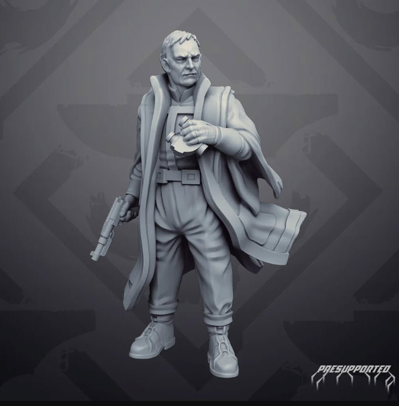 The Insurgent Spymaster - SW Legion Compatible Miniature (38-40mm tall) High Qualty 8k Resin 3D Print - Skullforge Studios - Gootzy Gaming