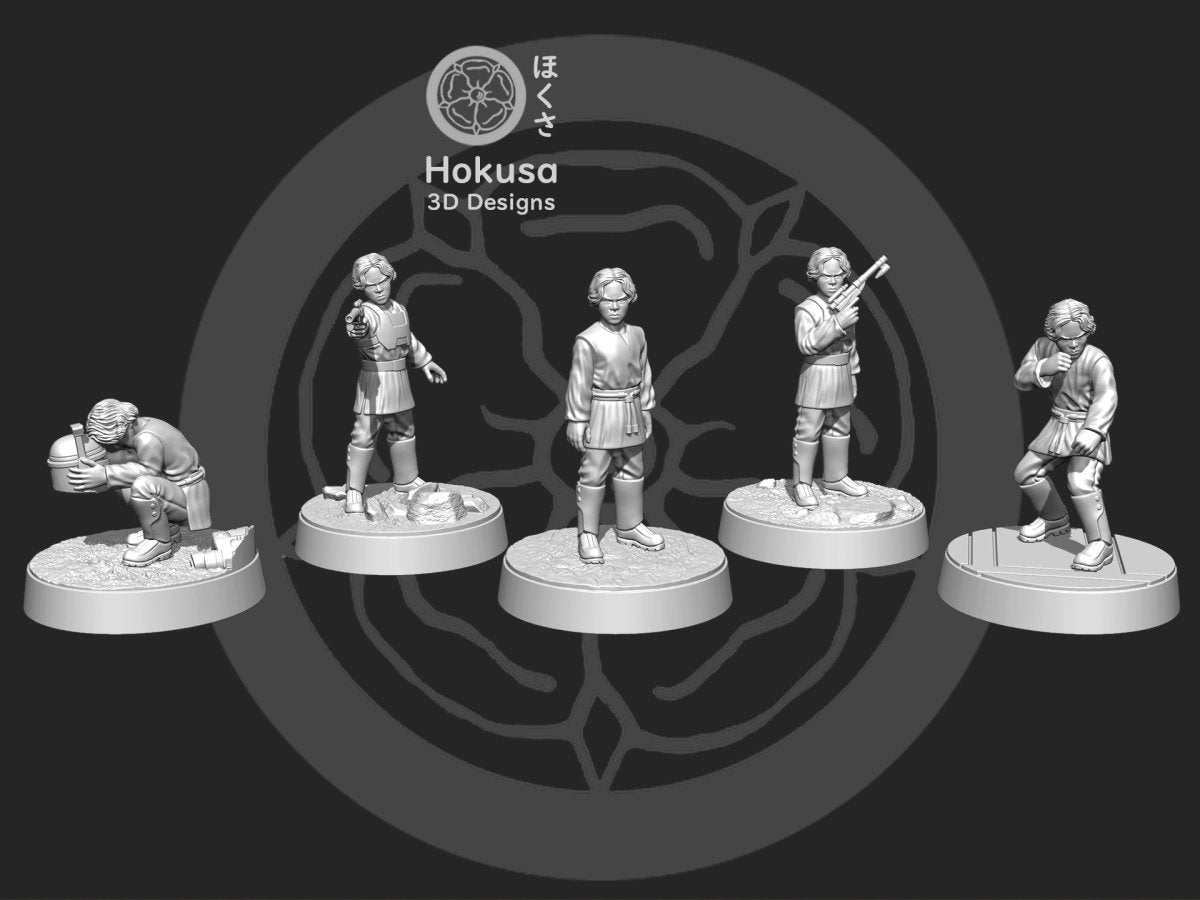 The Legendary Orphan - Single Miniature - SW Legion Compatible (38-40mm tall) Resin 3D Print - Hokusa Designs - Gootzy Gaming