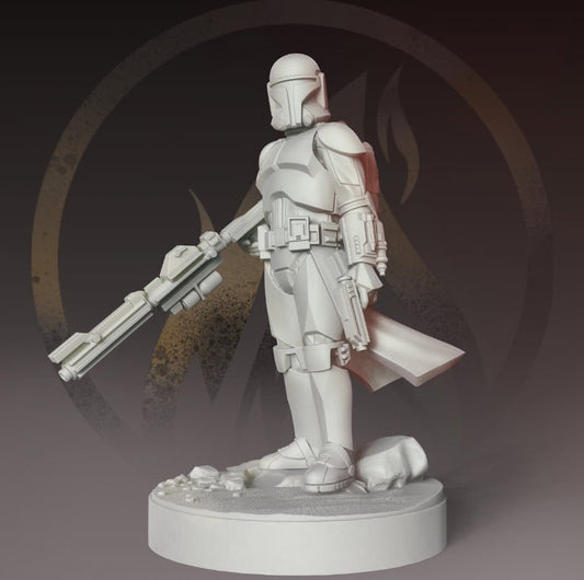The Mando Deserter - SW Legion Compatible Miniature (38 - 40mm tall) High Quality 8k Resin 3D Print - Dark Fire Designs - Gootzy Gaming