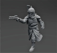 The Mando Nomad Hunter - SW Legion Compatible (38 - 40mm tall) Resin 3D Print - Skullforge Studios - Gootzy Gaming