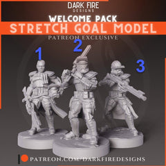 The Null ARC Prudii, Hacker Commander - SW Legion Compatible Miniature (38-40mm tall) High Quality 8k Resin 3D Print - Dark Fire Designs - Gootzy Gaming