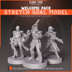 The Null ARC Prudii, Hacker Commander - SW Legion Compatible Miniature (38-40mm tall) High Quality 8k Resin 3D Print - Dark Fire Designs - Gootzy Gaming