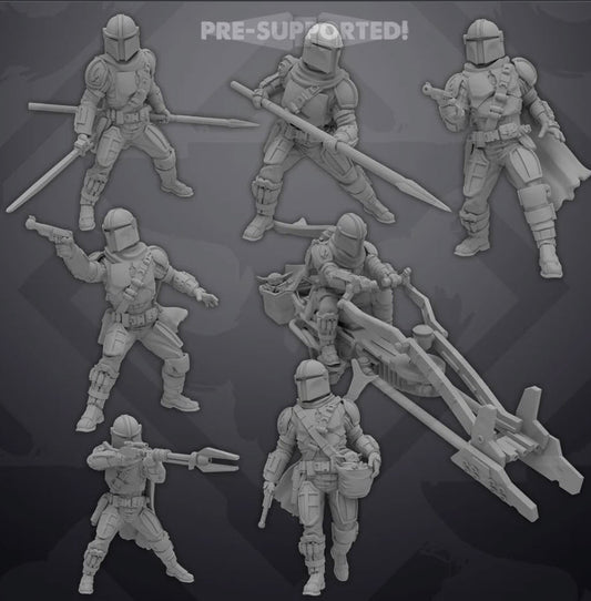 The Seasoned Hunter - Single Miniature - SW Legion Compatible (38 - 40mm tall) Resin 3D Print - Skullforge Studios - Gootzy Gaming