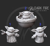 The Special Kiddo Miniature - SW Legion Compatible Resin 3D Print - Dark Fire Designs - Gootzy Gaming