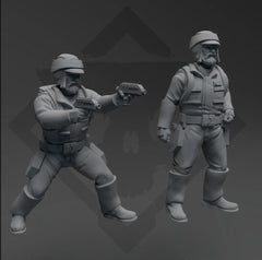 The Veteran (Forest Version) Miniature - SW Legion Compatible (38 - 40mm tall) Resin 3D Print - Skullforge Studios - Gootzy Gaming