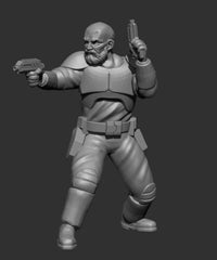 The Veteran Miniature SW Legion Compatible (38 - 40mm tall) Resin 3D Print - Skullforge Studios - Gootzy Gaming