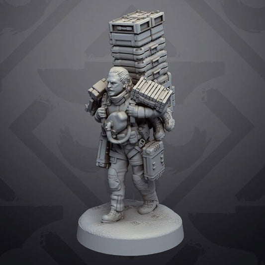 The Weird Crosscountry Courier - SW Legion Compatible Miniature (38-40mm tall) High Qualty 8k Resin 3D Print - Skullforge Studios - Gootzy Gaming