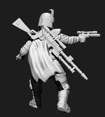The Young Bounty Hunter Miniature SW Legion Compatible (38 - 40mm tall) Resin 3D Print - Skullforge Studios - Gootzy Gaming