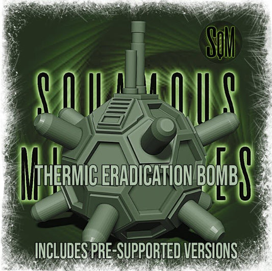 Thermic Eradication Bomb Objective Token - SW Legion Compatible Miniature (38-40mm tall) High Quality 8k Resin 3D Print - Squamous Miniatures - Gootzy Gaming