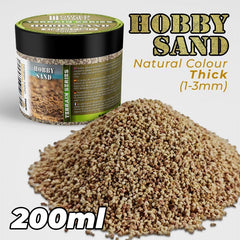 Thick Natural/Tan Hobby Sand - Green Stuff World - 200 mL Container - Gootzy Gaming