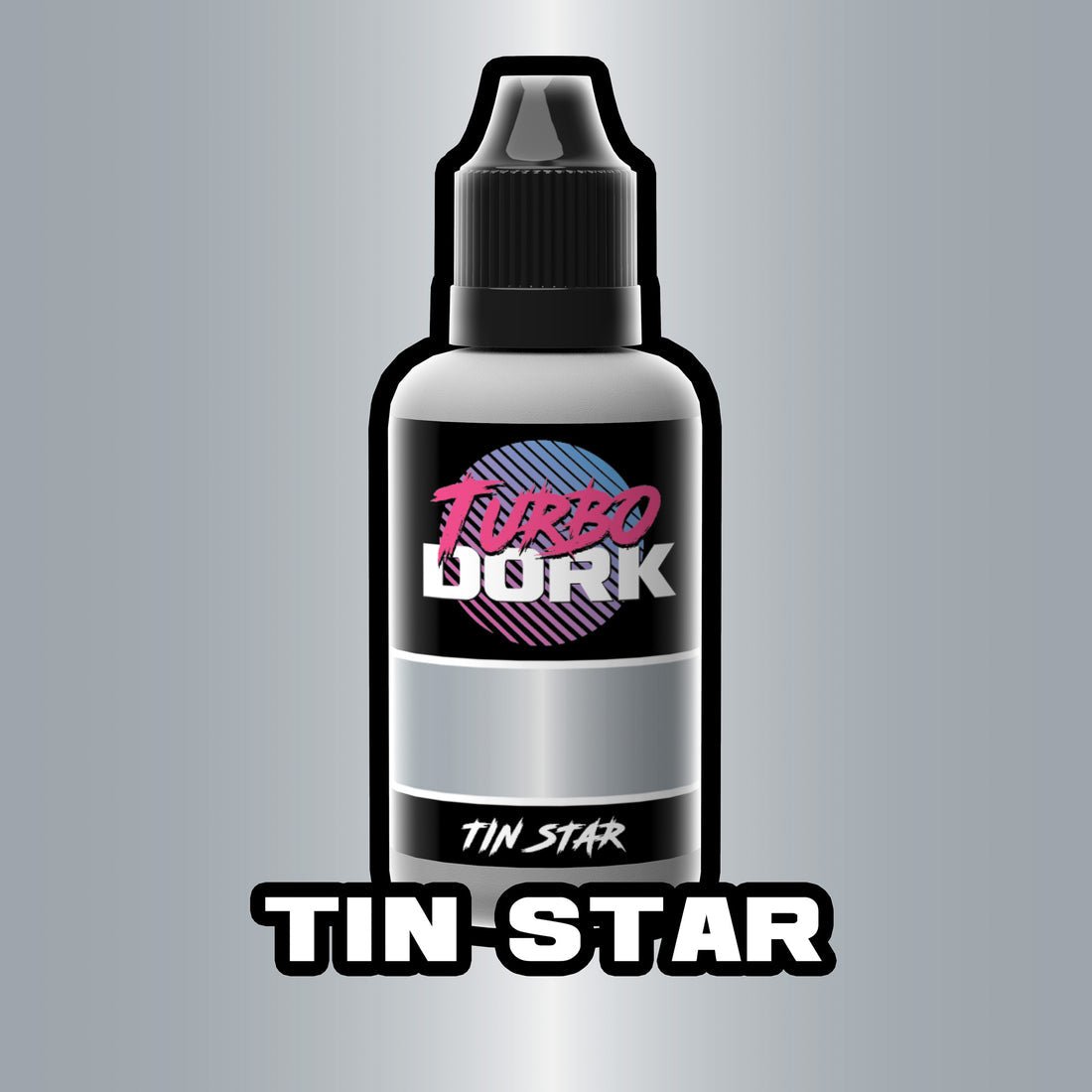 Tin Star - Chrome Silver Metallic Paint - TurboDork - 20 mL Dropper Bottle - Gootzy Gaming
