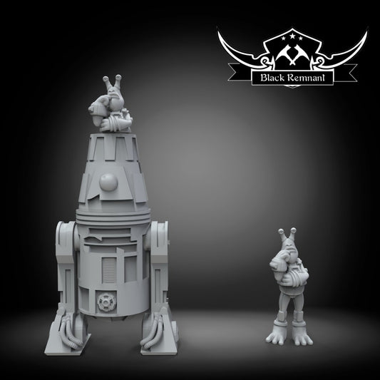 Tiny Alien Republic Colonel - SW Legion Compatible Miniature (38-40mm tall) High Quality 8k Resin 3D Print - Black Remnant - Gootzy Gaming