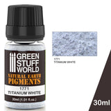 Titanium White - Earth Pigment Powder - Green Stuff World - 30 mL bottle - Gootzy Gaming