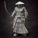 Torashima Orc Archer #1 - Single Roleplaying Miniature for D&D or Pathfinder - 32mm Scale Resin 3D Print - Red Clay Collectibles - Gootzy Gaming