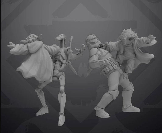 Trooper Killer Old Master Miniature - SW Legion Compatible (38 - 40mm tall) Resin 3D Print - Skullforge Studios - Gootzy Gaming