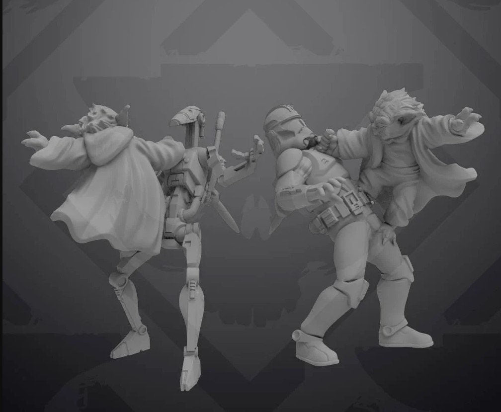 Trooper Killer Old Master Miniature - SW Legion Compatible (38-40mm tall) Resin 3D Print - Skullforge Studios - Gootzy Gaming