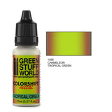 Tropical Green - Green Colorshift Metallic Paint - Green Stuff World - 17 mL Dropper Bottle - Gootzy Gaming