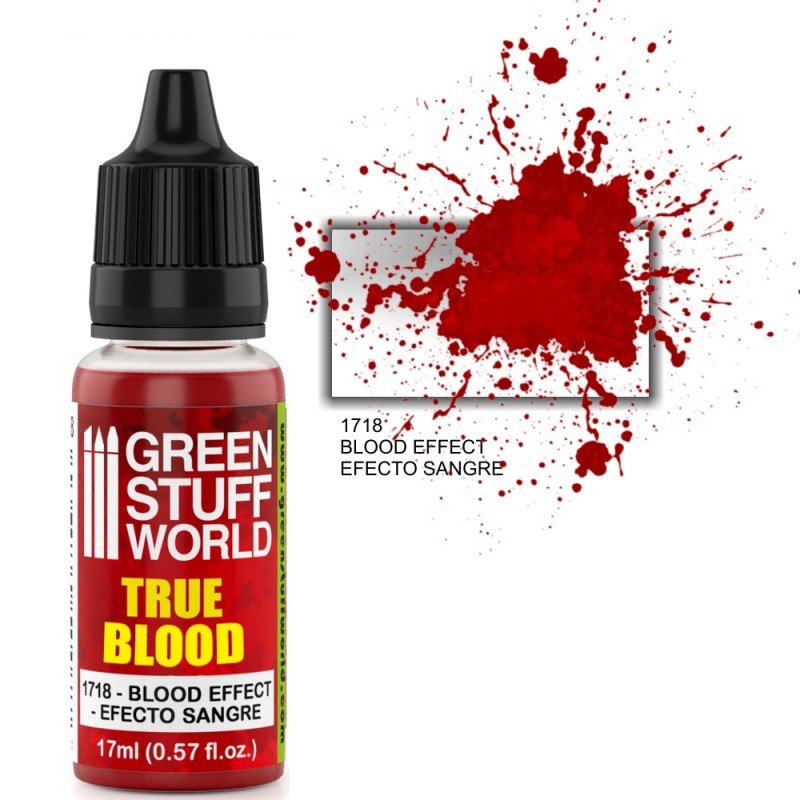 True Blood - Realistic Blood Effect Paint - Green Stuff World - 17 mL Dropper bottle - Gootzy Gaming