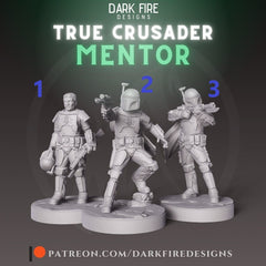 True Crusader Mentor - SW Legion Compatible (38-40mm tall) Resin 3D Print - Dark Fire Designs - Gootzy Gaming