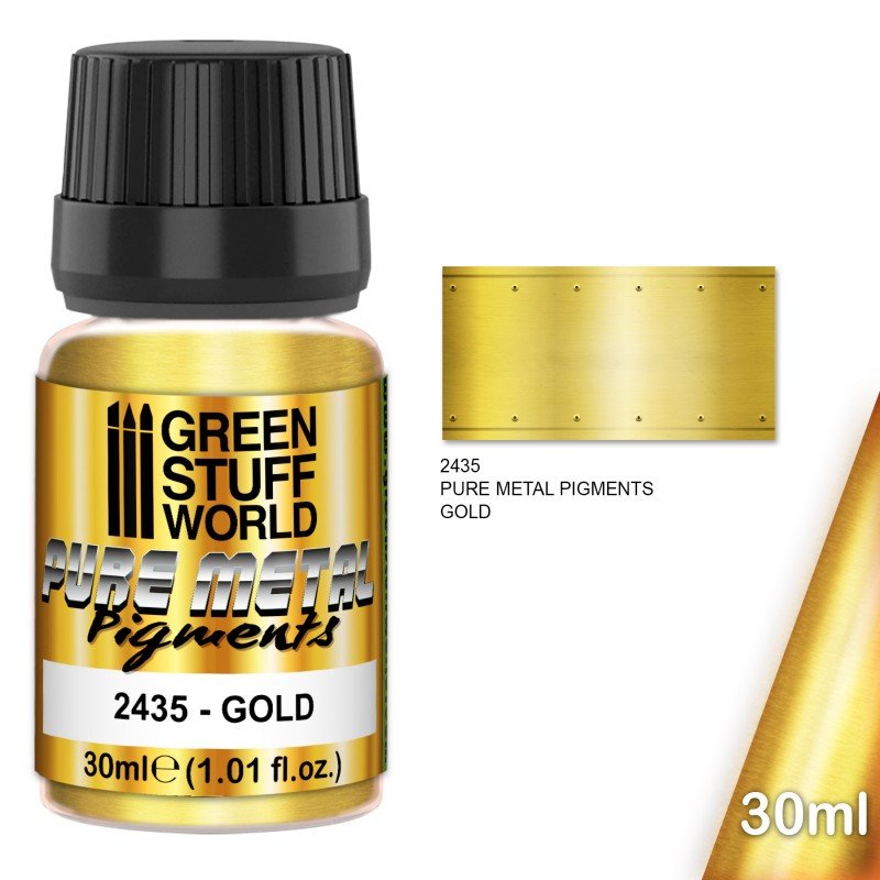 True Gold - Pure Metal Pigment Powder - Green Stuff World - 30 mL bott –  Gootzy Gaming