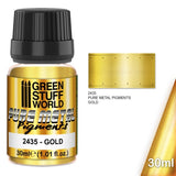 True Gold - Pure Metal Pigment Powder - Green Stuff World - 30 mL bottle - Gootzy Gaming