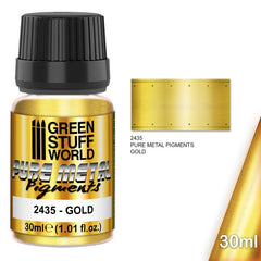 True Gold - Pure Metal Pigment Powder - Green Stuff World - 30 mL bottle - Gootzy Gaming