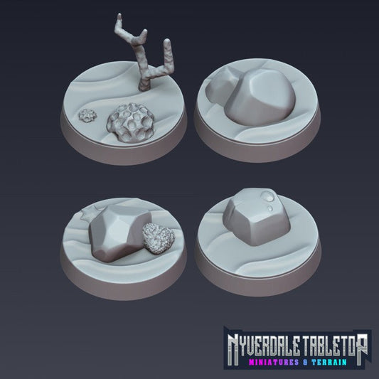 Underwater 27mm Base - SW Legion Compatible Resin 3D Print - Nyverdale Tabletop - Gootzy Gaming