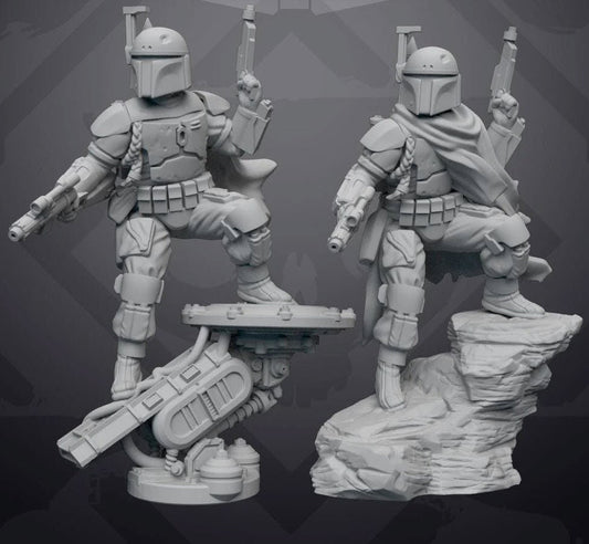Unstoppable Hunter Miniature - SW Legion Compatible (38 - 40mm tall) Resin 3D Print - Skullforge Studios - Gootzy Gaming
