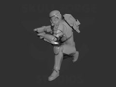 Vanguard Regulars Clone Trooper Miniatures - 5 Mini Bundle - SW Legion Compatible (38 - 40mm tall) Resin 3D Print - Skullforge Studios - Gootzy Gaming