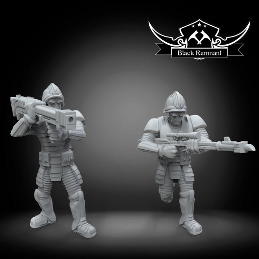 Viceroy's Neimoidian Royal Guard Specialists - SW Legion Compatible Miniature (38-40mm tall) High Quality 8k Resin 3D Print - Black Remnant - Gootzy Gaming
