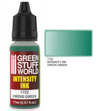 Viridis Green Intensity Ink - Acrylic Ink - Green Stuff World - 17 mL Dropper Bottle - Gootzy Gaming